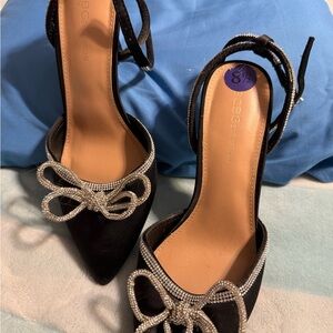 BCBGeneration Black and Silver Women's Shoes